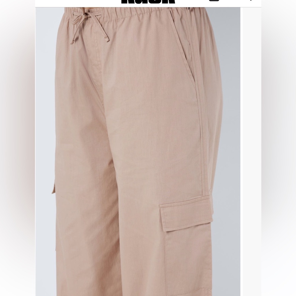 NEW 💫💫💫 Noisy may Women's Wide Leg Pants in Tan - Picture 3 of 7